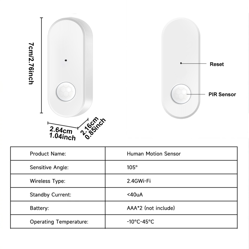 Tuya WiFi PIR Sensor Gerak Det - Smart Home Ir ulasan dan harga