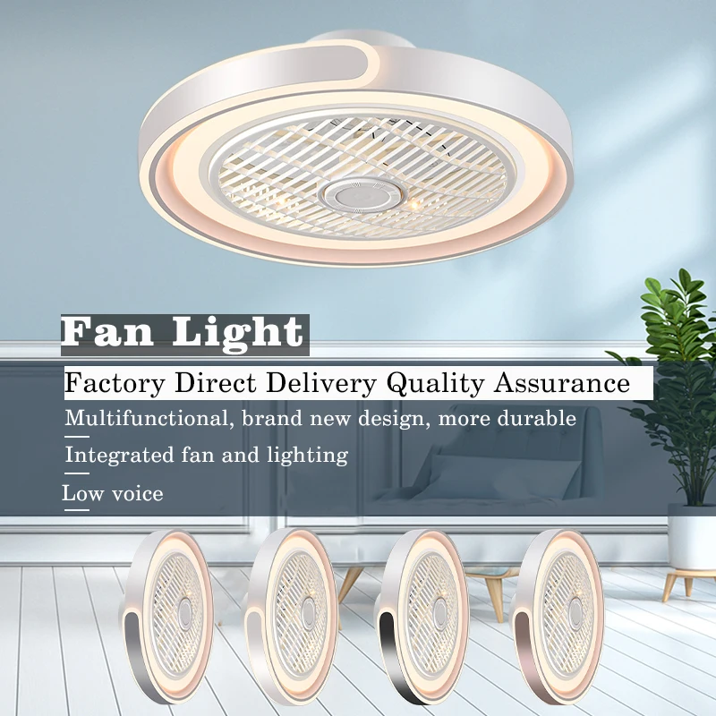 Lampu Kipas Pintar Baru Modern - Smart Home Living Room ulasan dan harga