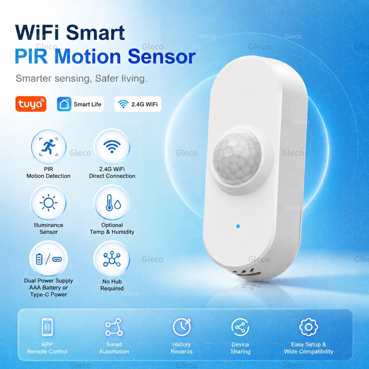 Tuya WiFi PIR Sensor Gerak Rum - Smart Home Ir ulasan dan harga