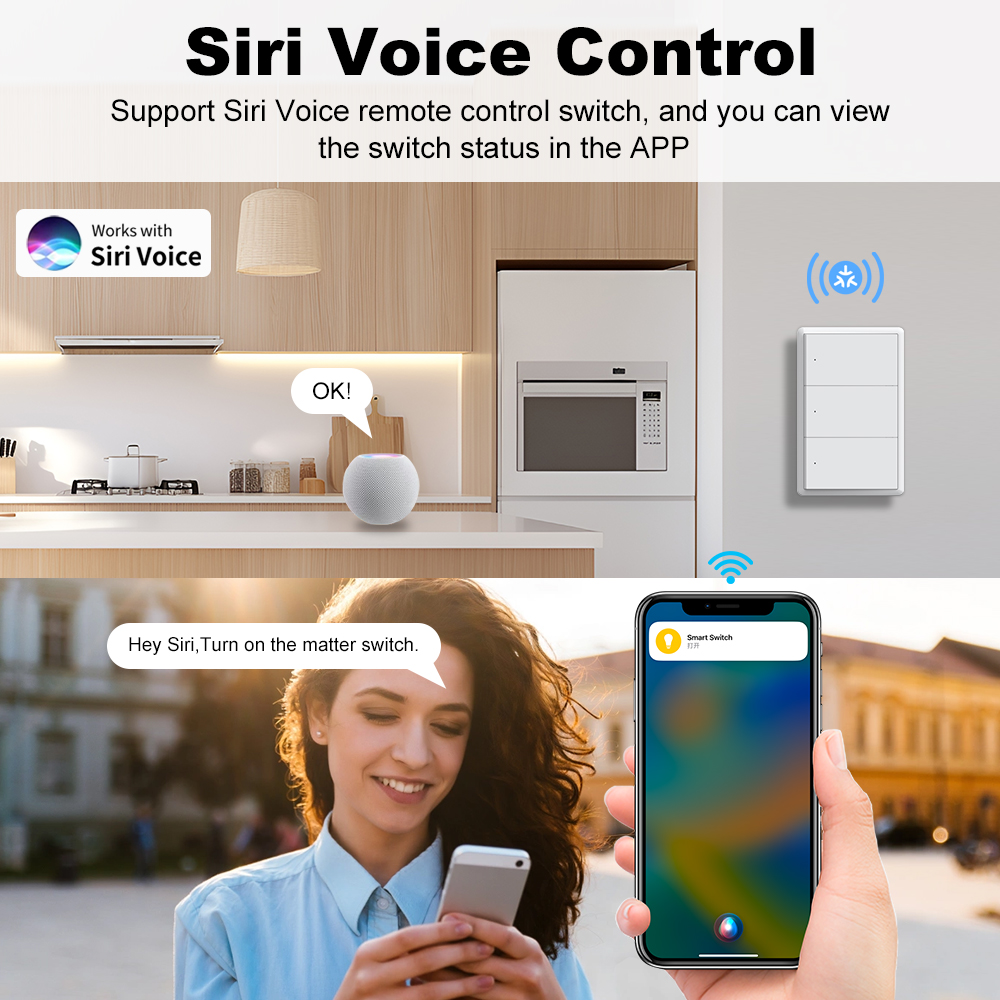 MANHOT Homekit WiFi Smart Swit - Smart Home Alexa ulasan dan harga