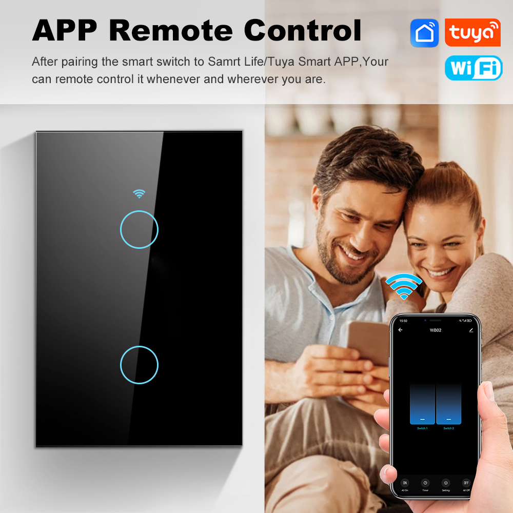 Smart Life Wifi+Bluetooth Touc - Smart Home Touchscreen Control Panel ulasan dan harga