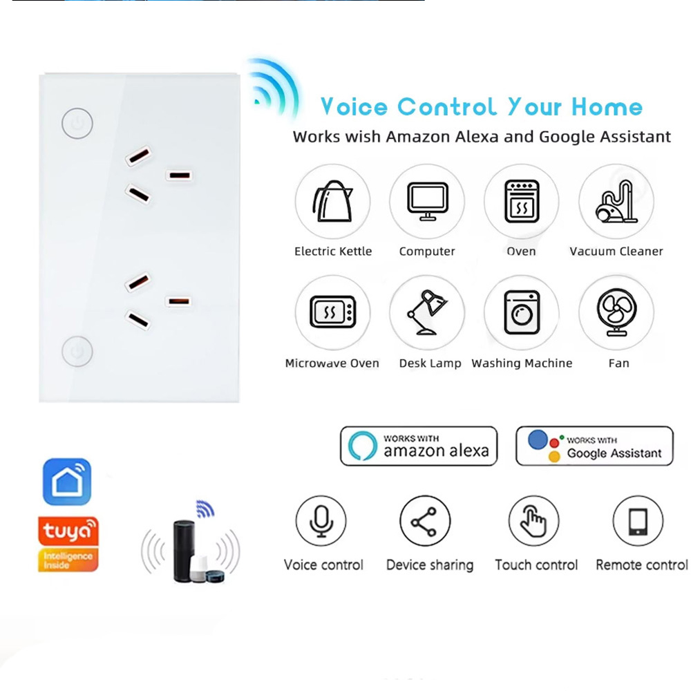 Stop Kontak Dinding Pintar Zig - Smart Home Alexa ulasan dan harga