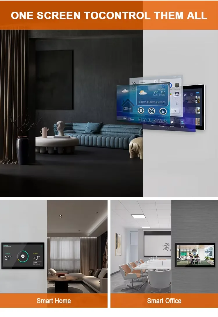 Panel Kontrol Rumah Pintar Din - Smart Home Touchscreen Control Panel ulasan dan harga