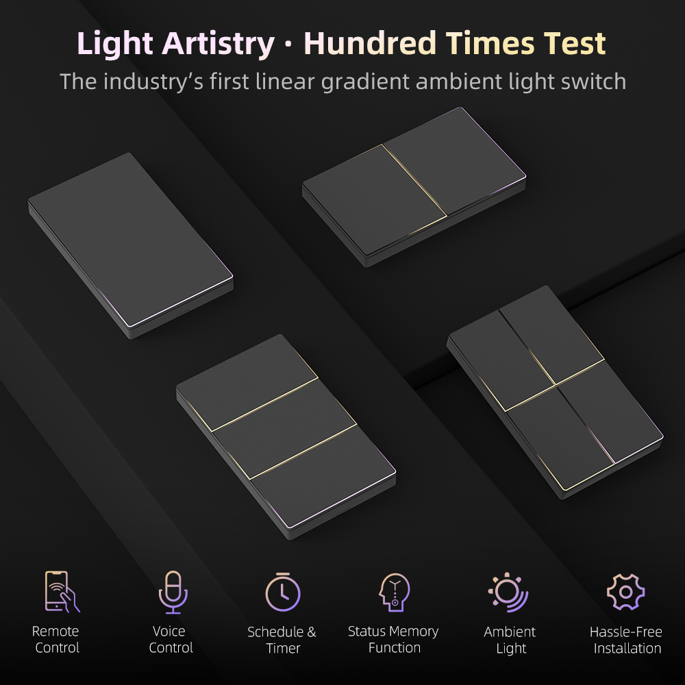 AVATTO Sakelar Lampu Pintar Wi - Smart Home Alexa ulasan dan harga