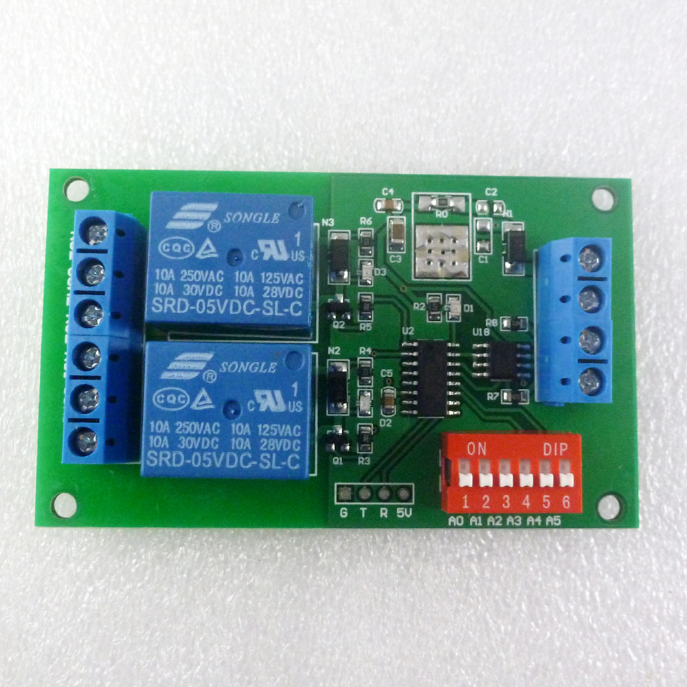Modul Relay Modbus RTU 2 Salur - Smart Home With Plc ulasan dan harga