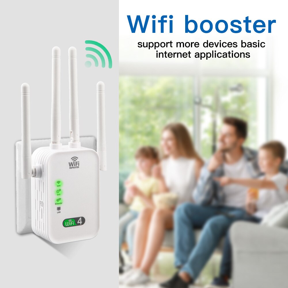 Penguat WIFi 300M, Repeater Wi - Smart Home Office ulasan dan harga