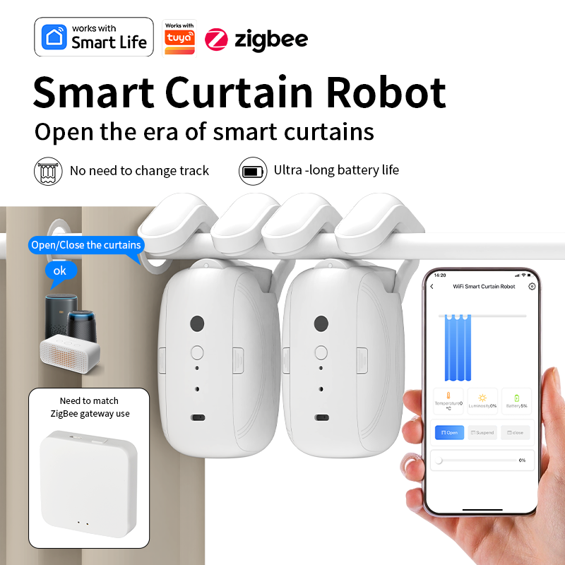 Robot Penggerak Tirai Pintar Z - Smart Home Alexa ulasan dan harga