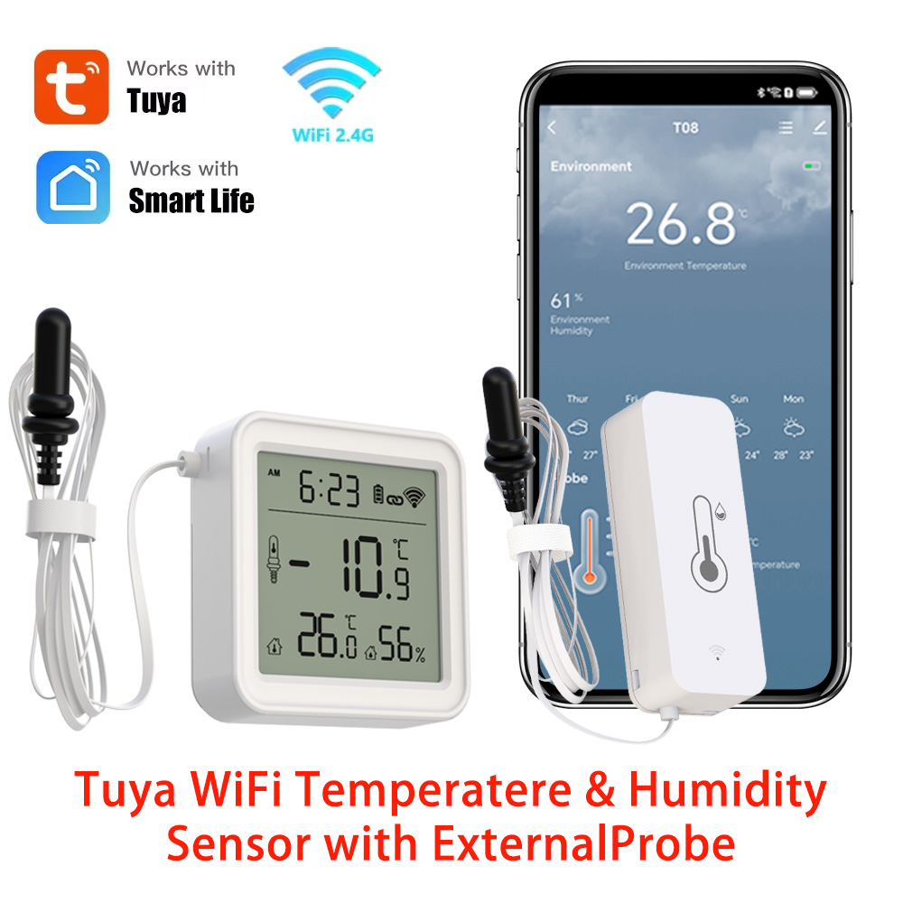 Sensor Suhu dan Kelembapan WiF - Smart Home Alexa ulasan dan harga