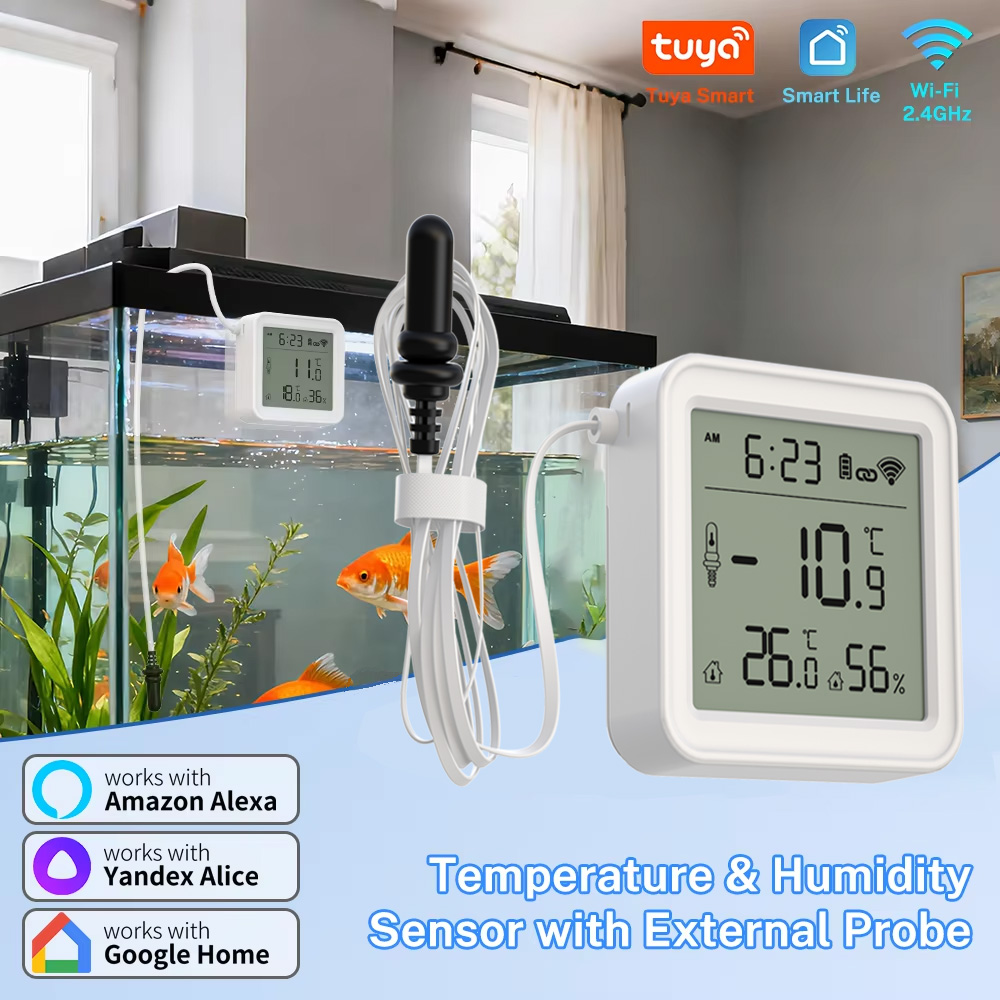 Sensor Suhu dan Kelembapan WiF - Smart Home Alexa ulasan dan harga