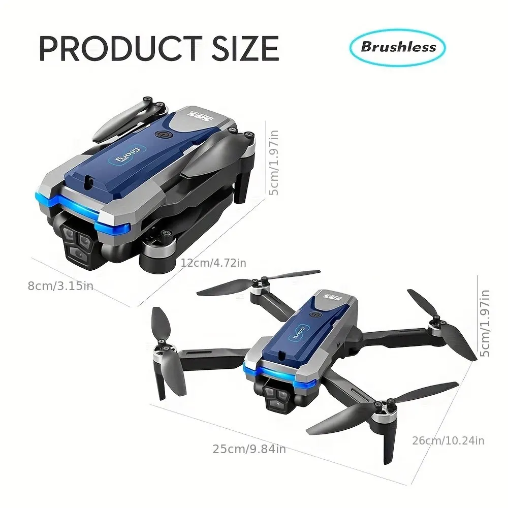 S8S Drone lipat 5G Wifi 8K HD, - Smart Home Camera ulasan dan harga