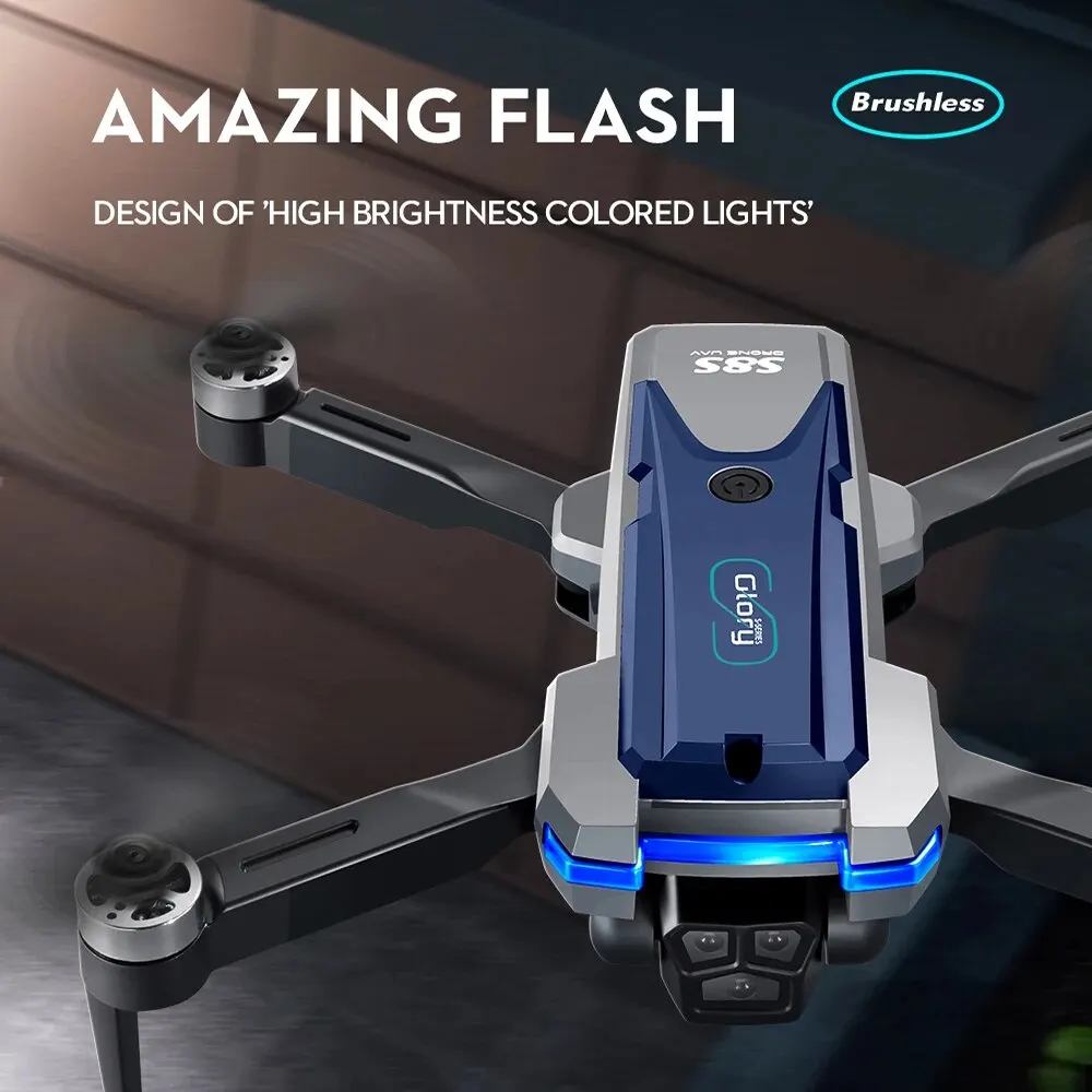 S8S Drone lipat 5G Wifi 8K HD, - Smart Home Camera ulasan dan harga