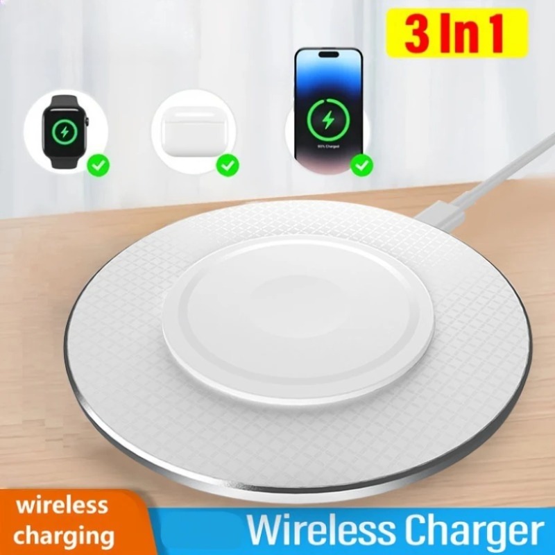 Pengisi Daya Nirkabel 3 in 1 1 - Smart Home Office ulasan dan harga