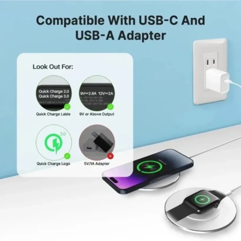 Pengisi Daya Nirkabel 3 in 1 1 - Smart Home Office ulasan dan harga