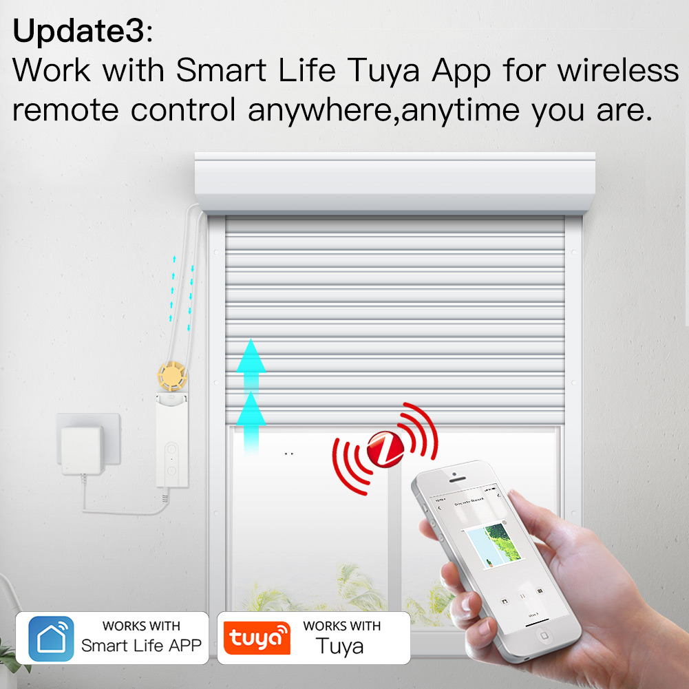 MOES roda tirai bermotor cerda - Smart Home Hub Ikea ulasan dan harga